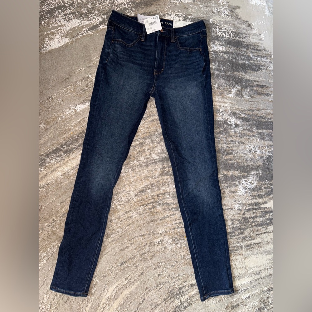 American Eagle Outfitters Dark Blue Skinny Jeans